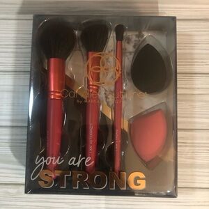 Cara Couture Makeup Brush Set by Margret Joseph’s “You are Strong” Red & Black.